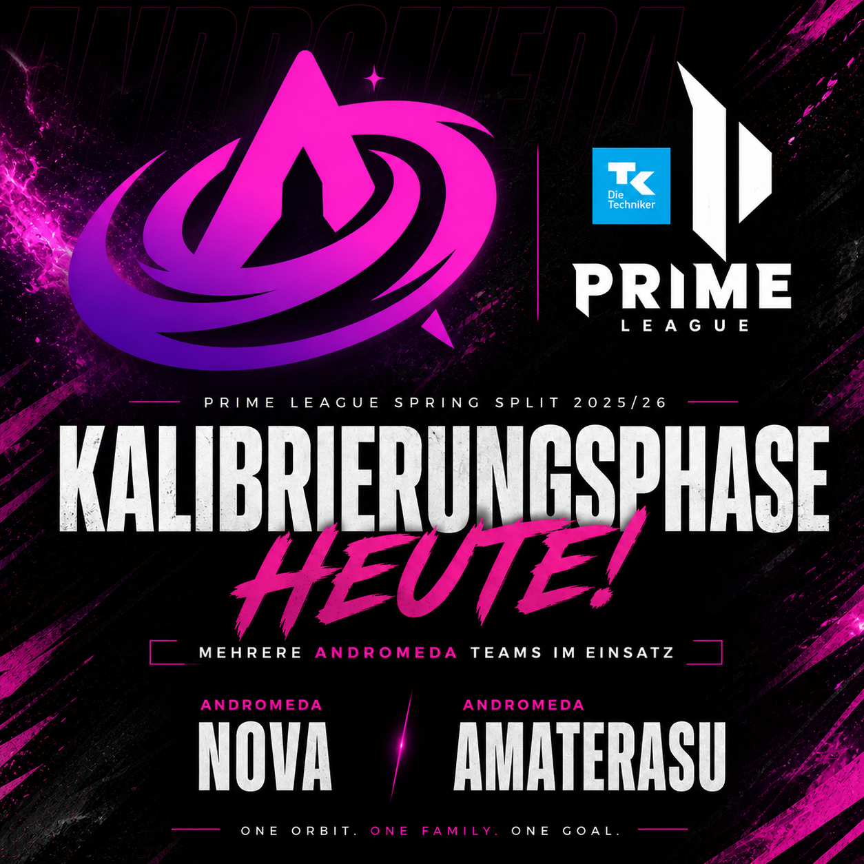 Andromeda – Kalibrierungsphase 2026
